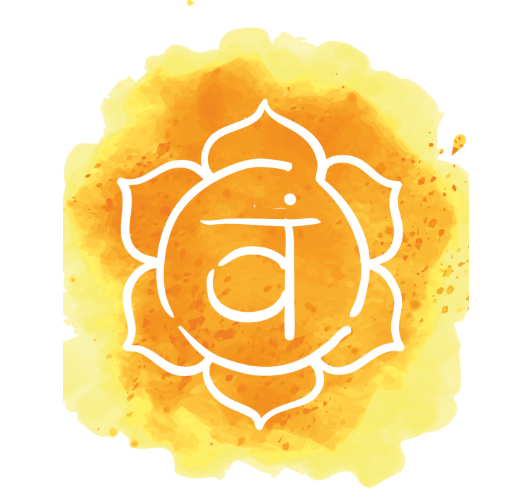 Chakra symbool illustratie rolgordijn anders - TenStickers