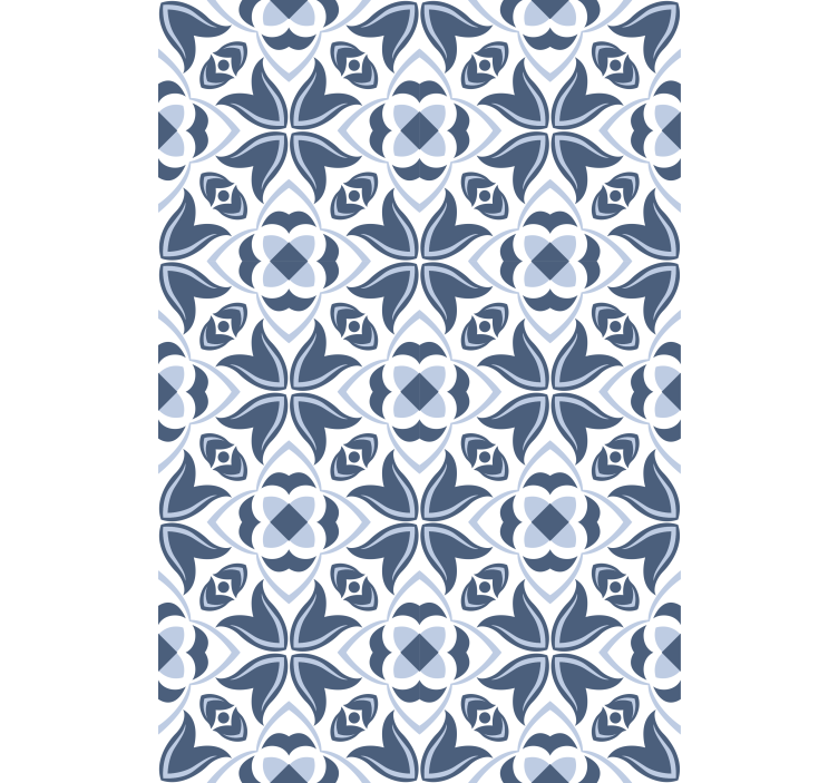 Complex tegelthema keuken rolgordijn - TenStickers