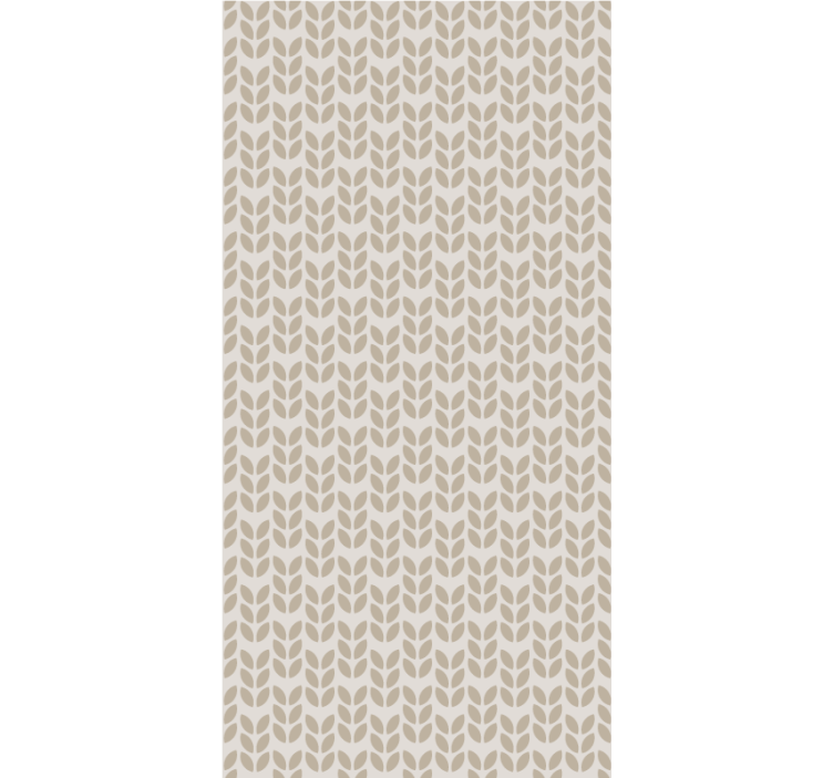 Bladpatroonontwerp rolgordijn bloemen en planten - TenStickers