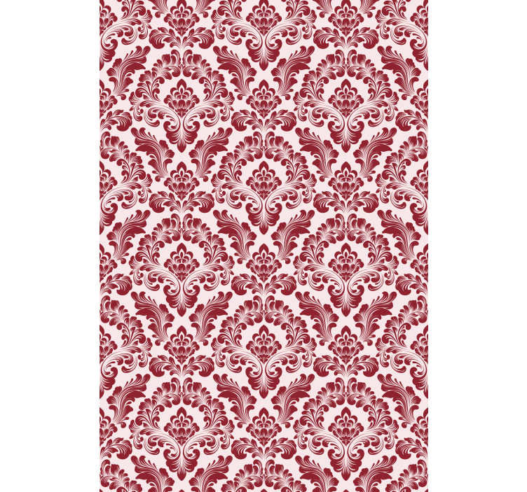 Sierlijke botanische elementen elegant rolgordijn - TenStickers