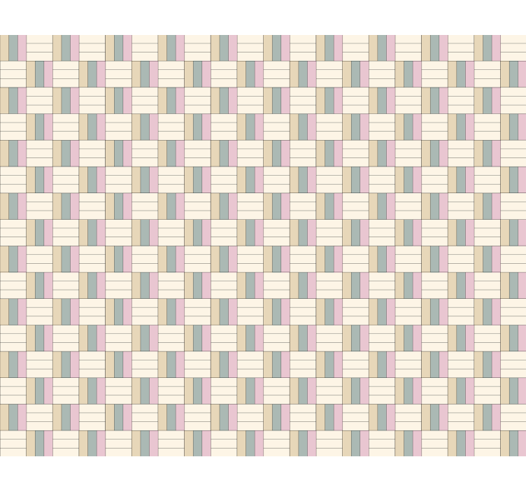 Geometrische themacompositie patronen rolgordijn - TenStickers