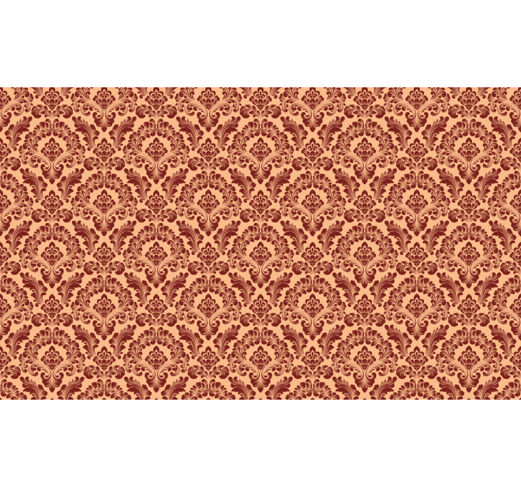 Ingewikkeld bloementhema elegant rolgordijn - TenStickers