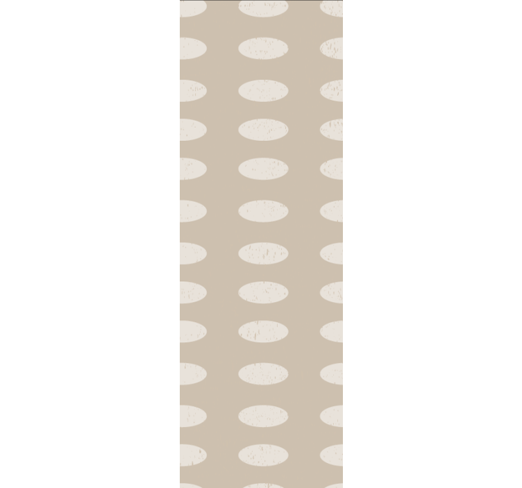 Ovaal patroon contrast patronen rolgordijn - TenStickers