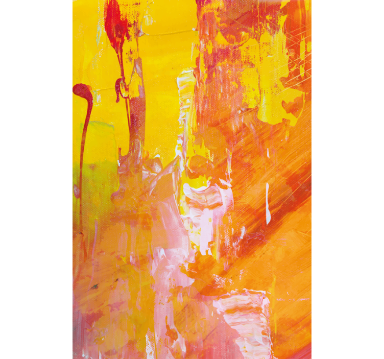 Levendige abstracte spatten patronen rolgordijn - TenStickers