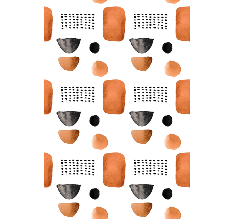 Minimalistische geometrische vormen kantoor rolgordijn - TenStickers