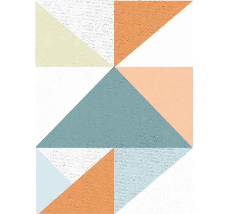 Geometrisch driehoekspatroon modern rolgordijn - TenStickers