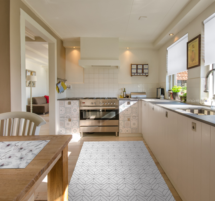 Rolgordijn wit verduisterd - TenStickers