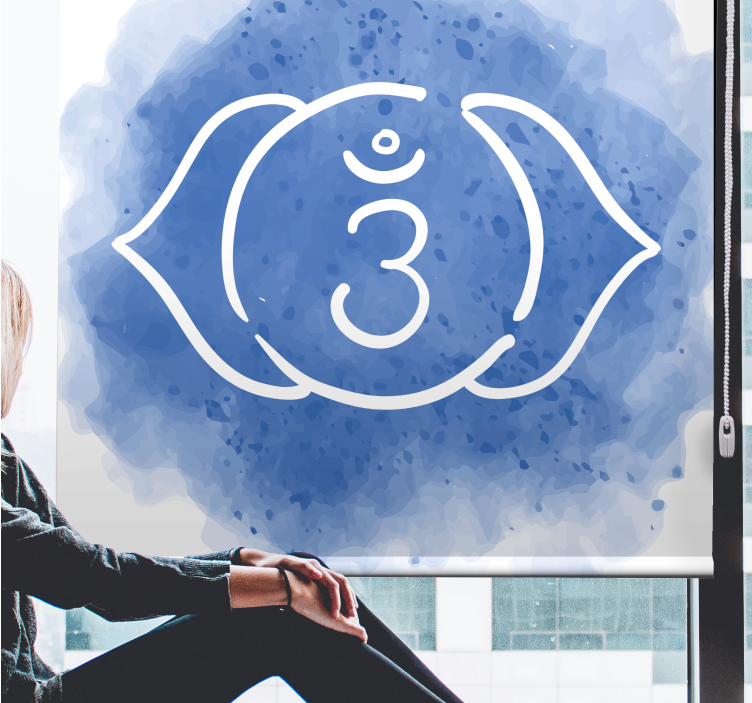 Heilig om-symbool rolgordijn anders - TenStickers