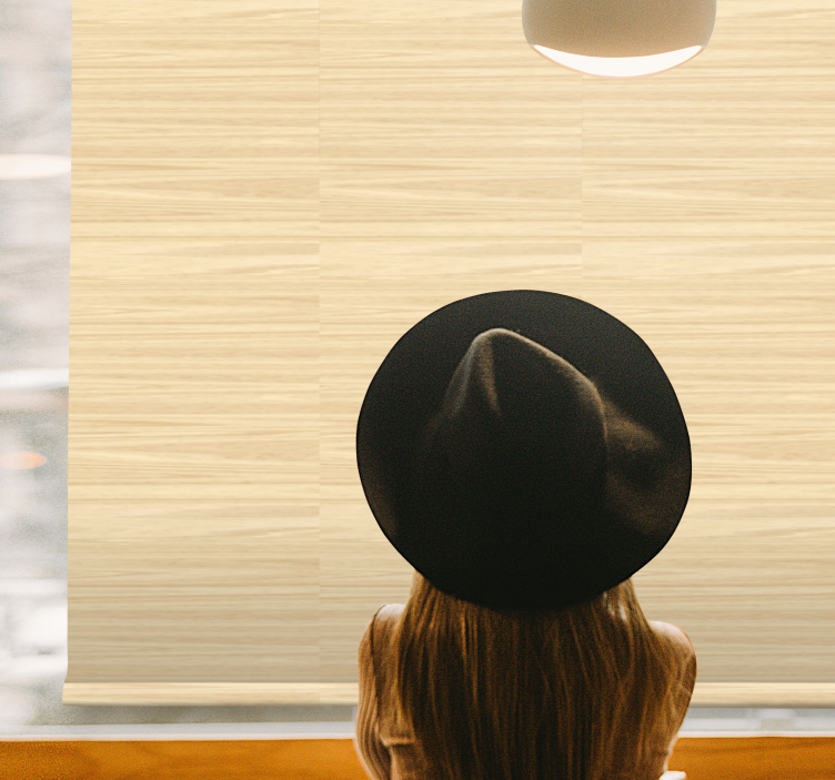 Subtiele houtpatronen patronen rolgordijn - TenStickers