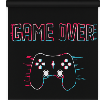 game over gamer rolgordijn - TenStickers
