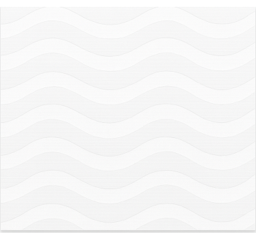 Witte en grijze golven rolgordijn tienerkamer - TenStickers