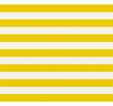 Gele en witte strepen rolgordijn tienerkamer - TenStickers