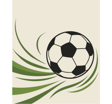 Rolgordijn tienerkamer voetbal - TenStickers