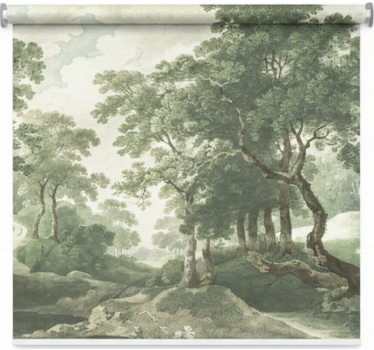 Rolgordijn bomen klassiek tijdloos natuur - TenStickers