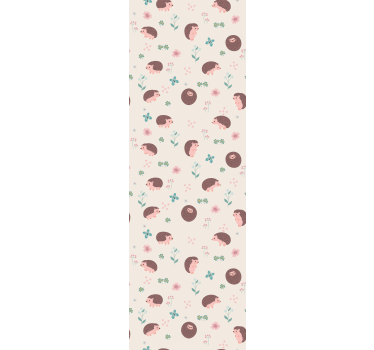 Kinderkamer rolgordijn schattige egel collectie - TenStickers