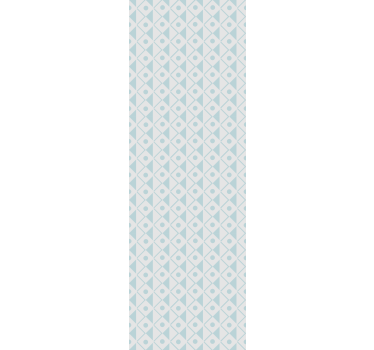 Kinderkamer rolgordijn blauw en witte ruitjes design - TenStickers
