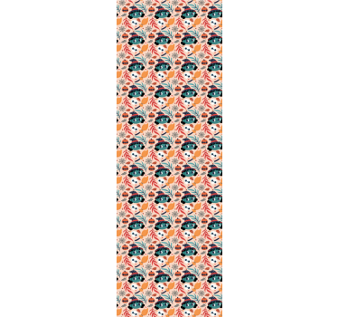 Kinderkamer rolgordijn halloween heks magie schattig patroon - TenStickers