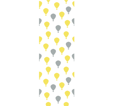 Kinderkamer rolgordijn pantone luchtballon - TenStickers