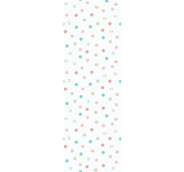 Kinderkamer rolgordijn glitter confetti stippen patroon - TenStickers