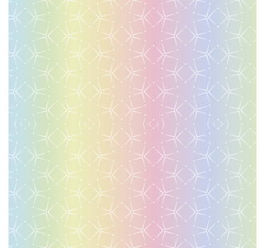 Kinderkamer rolgordijn glitter regenboog pastelkleuren - TenStickers