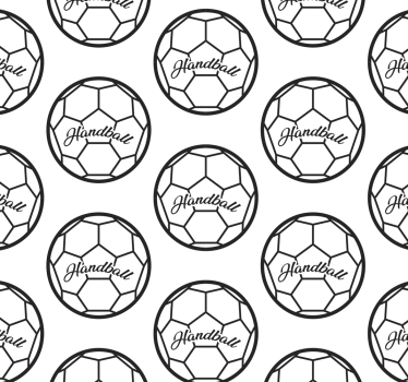 Rolgordijn tienerkamer handbalpatroon - TenStickers
