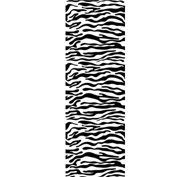 Rolgordijn tienerkamer met zebrapatroon - TenStickers