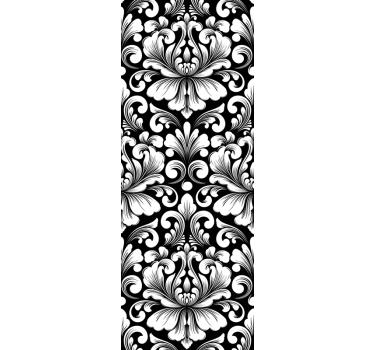 Rolgordijn vintage elegante botanische compositie - TenStickers