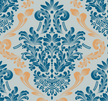 Rolgordijn vintage elegant sierlijk ontwerp - TenStickers