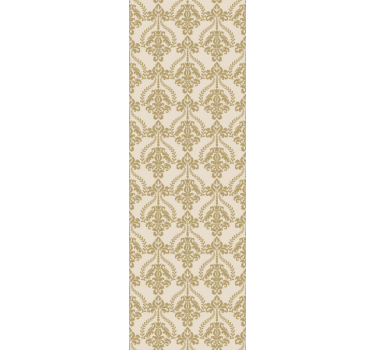 Rolgordijn vintage met bloemen beige details - TenStickers