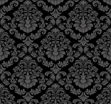 Rolgordijn vintage luxe bloemenontwerp - TenStickers