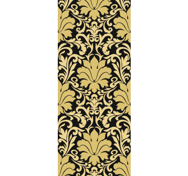 Rolgordijn vintage elegante damasco decoratie - TenStickers