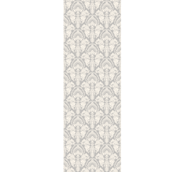 Rolgordijn vintage elegante bloemenkrul - TenStickers