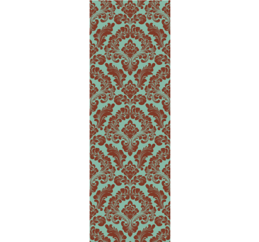 Rolgordijn vintage elegante damastprint - TenStickers