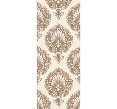 Rolgordijn vintage elegante schelp patronen - TenStickers