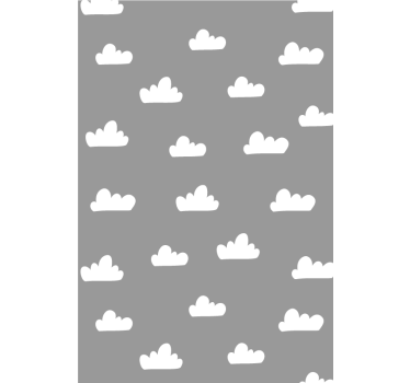 Bewolkte luchten rolgordijn babykamer - TenStickers
