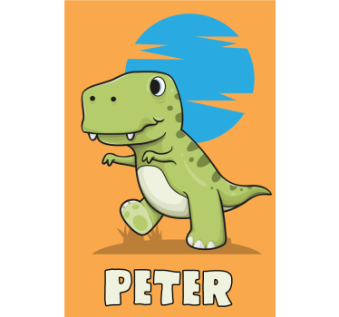 Aangepaste dinosaurus dinosaurus rolgordijn - TenStickers