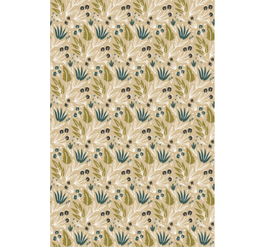 Klassieke rolgordijnen Bloemen rolgordijn - TenStickers