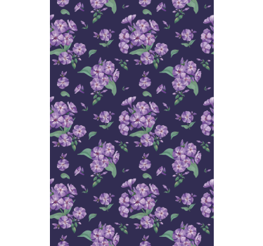 Bloeiende elegantie rolgordijn bloemen en planten - TenStickers