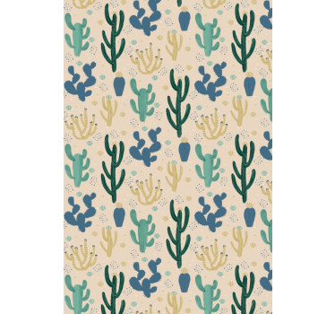 Genot van cactuspatronen Cactus jaloezie - TenStickers