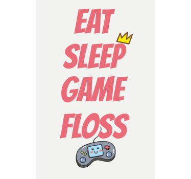 Gamer levensstijl motief nerd rolgordijn - TenStickers