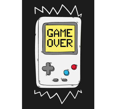 Nerd rolgordijn Retro console - TenStickers