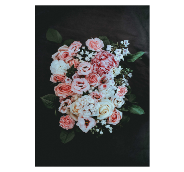 Bloeiend bloemstuk rolgordijn bloemen - TenStickers