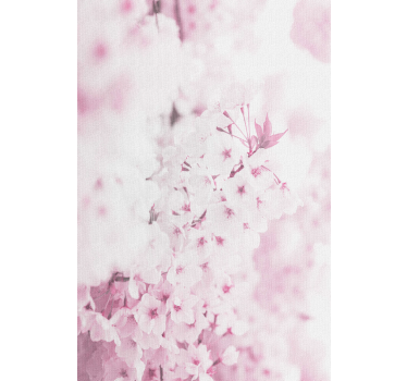 Delicate roze bloesems rolgordijn bloemen en planten - TenStickers