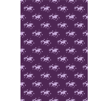 Magisch eenhoornpatroon rolgordijn dieren - TenStickers