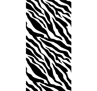 Zebrastrepenmotief rolgordijn meer dieren - TenStickers