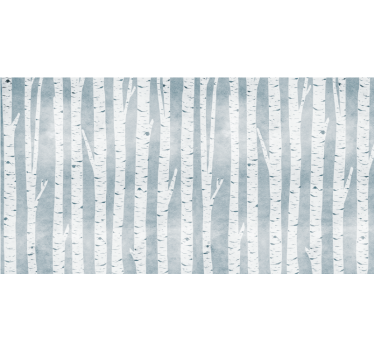 Berkengrijs patroon rolgordijn bomen - TenStickers