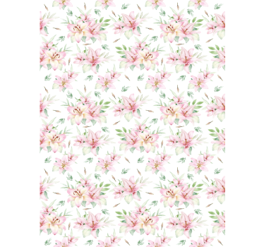 Weelderige bloemenpatronen rolgordijn bloemen en planten - TenStickers