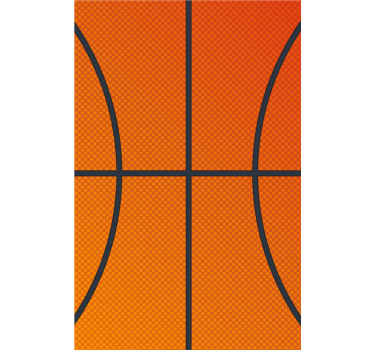 Basketbal patroon bal rolgordijn - TenStickers