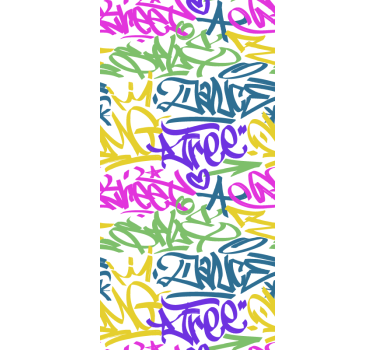 Graffiti rolgordijnen - TenStickers