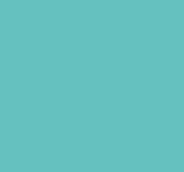 Egale kleur rolgordijn woonkamer turquoise - TenStickers